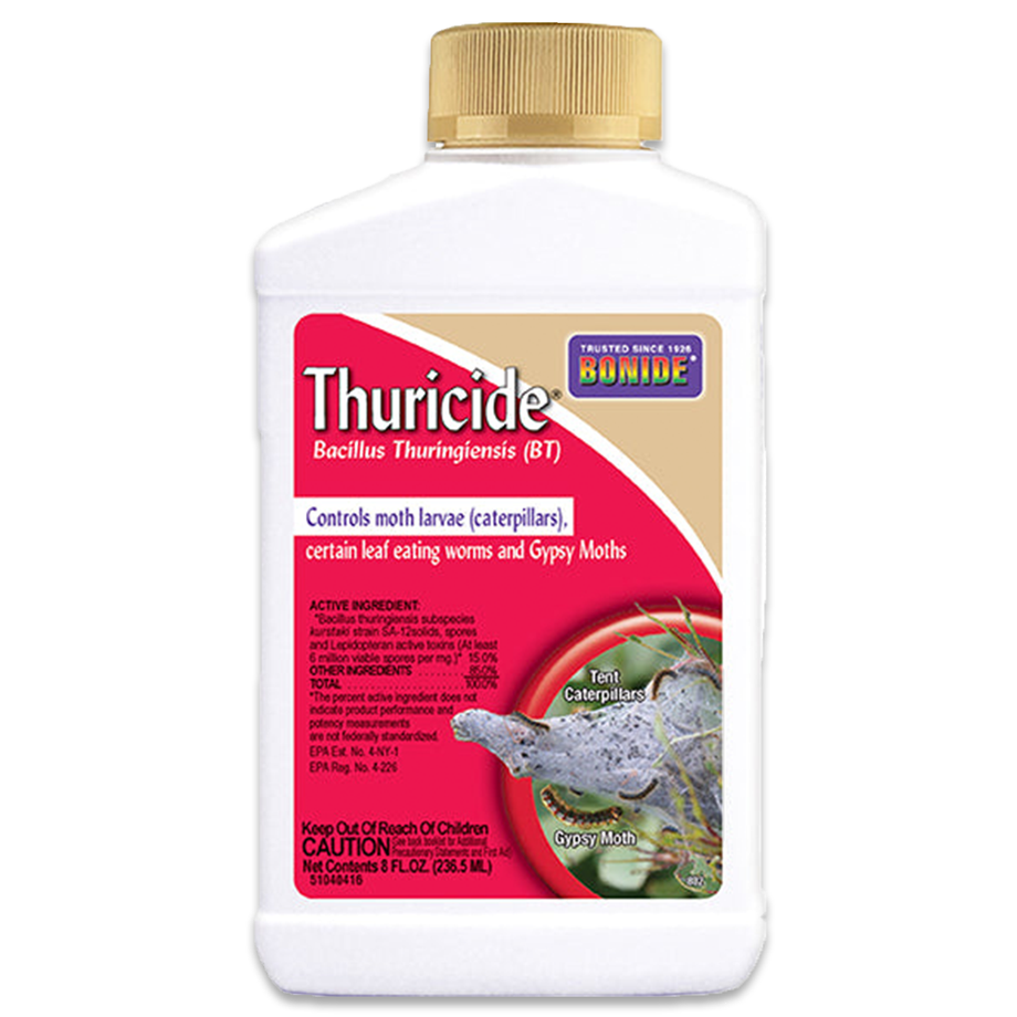 Bonide Thuricide, Bacillus thuringiensis (BT), Concentrate, 8 oz. –  Southern Idaho Landscape Center